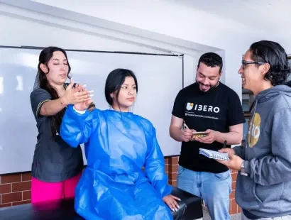 Prácticas de estudiantes de fisioterapia